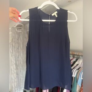 Joie Navy Sleeveless Tank Top